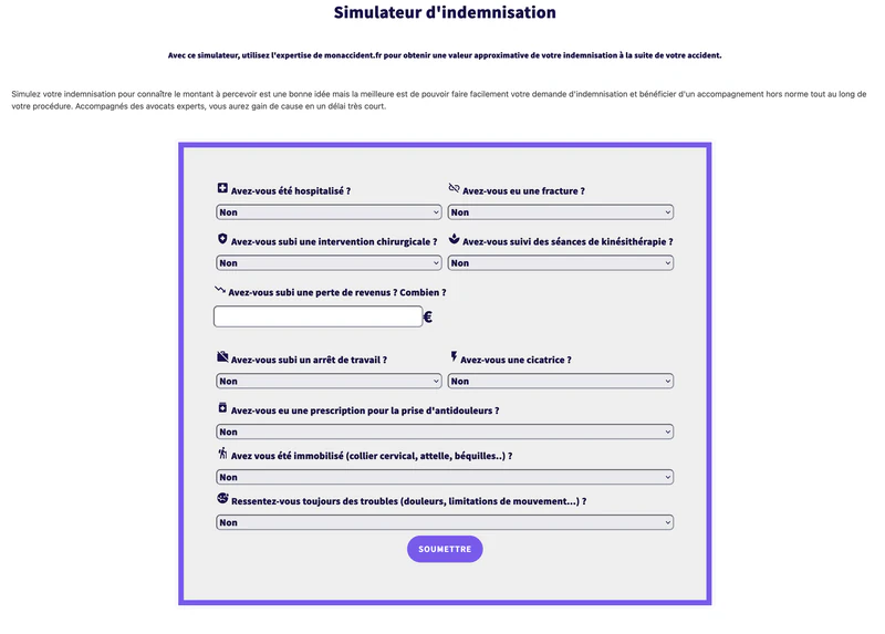 Expertise technique sur la Nomenclature Dintilhac pour l'évaluation des préjudices